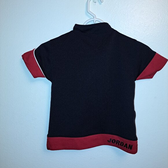 Nike Air Jordan Jumpman short-sleeve 1/4 zip shirt. - Picture 3 of 7